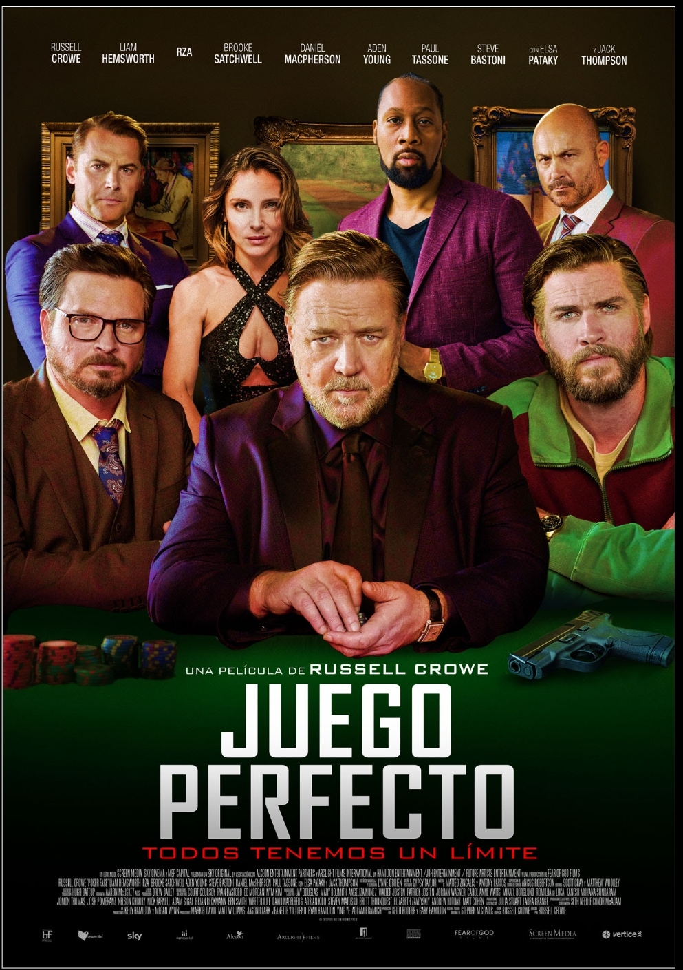 Poker face, de Russell&nbsp;Crowe.