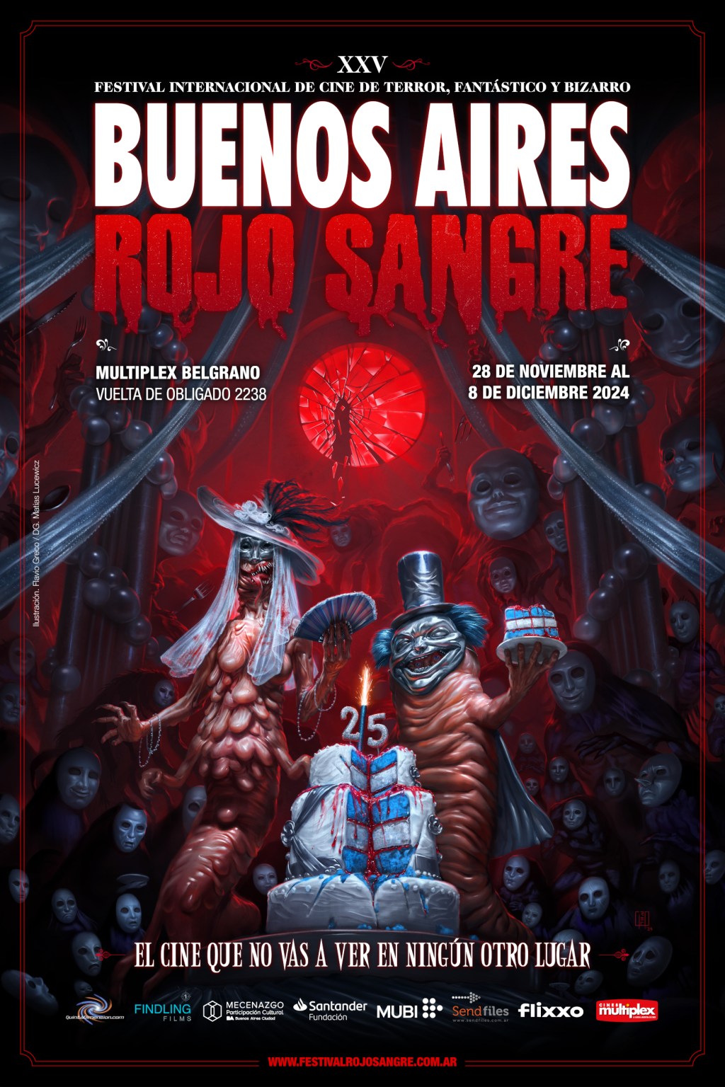 25° edición del Buenos Aires Rojo Sangre (del 27/11 al&nbsp;8/12).