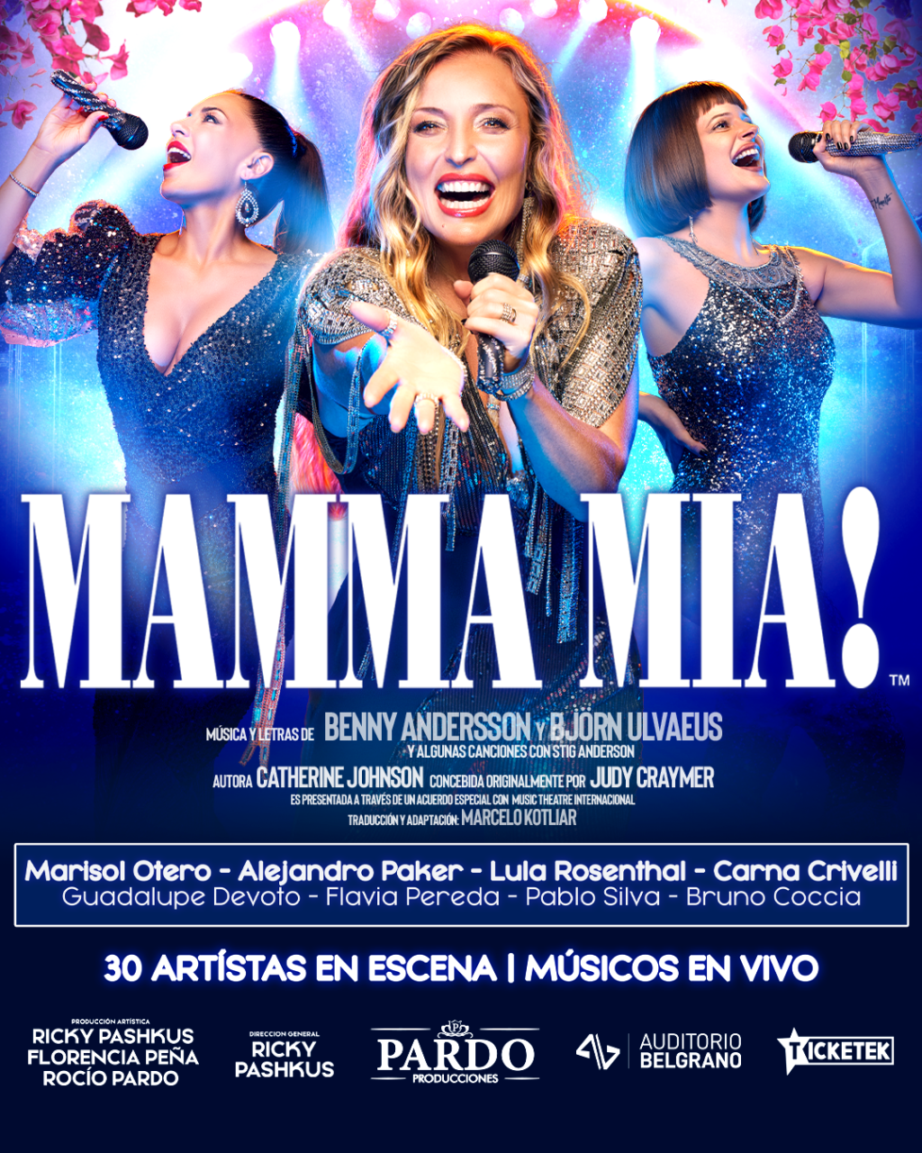Mamma Mia!, el musical dirigido por Ricky Pashkus, protagonizado por Marisol&nbsp;Otero.
