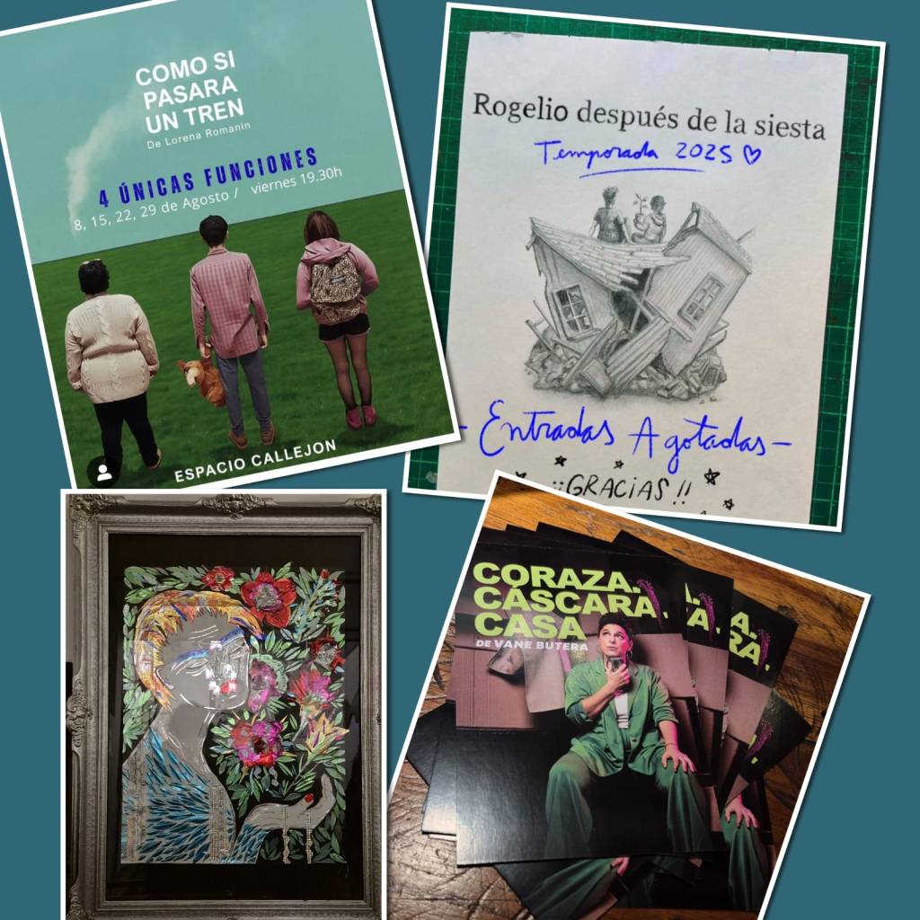 Teatro off, tres perlitas: Rogelio después de la siesta, Como si pasara un tren y Coraza cáscara&nbsp;casa.