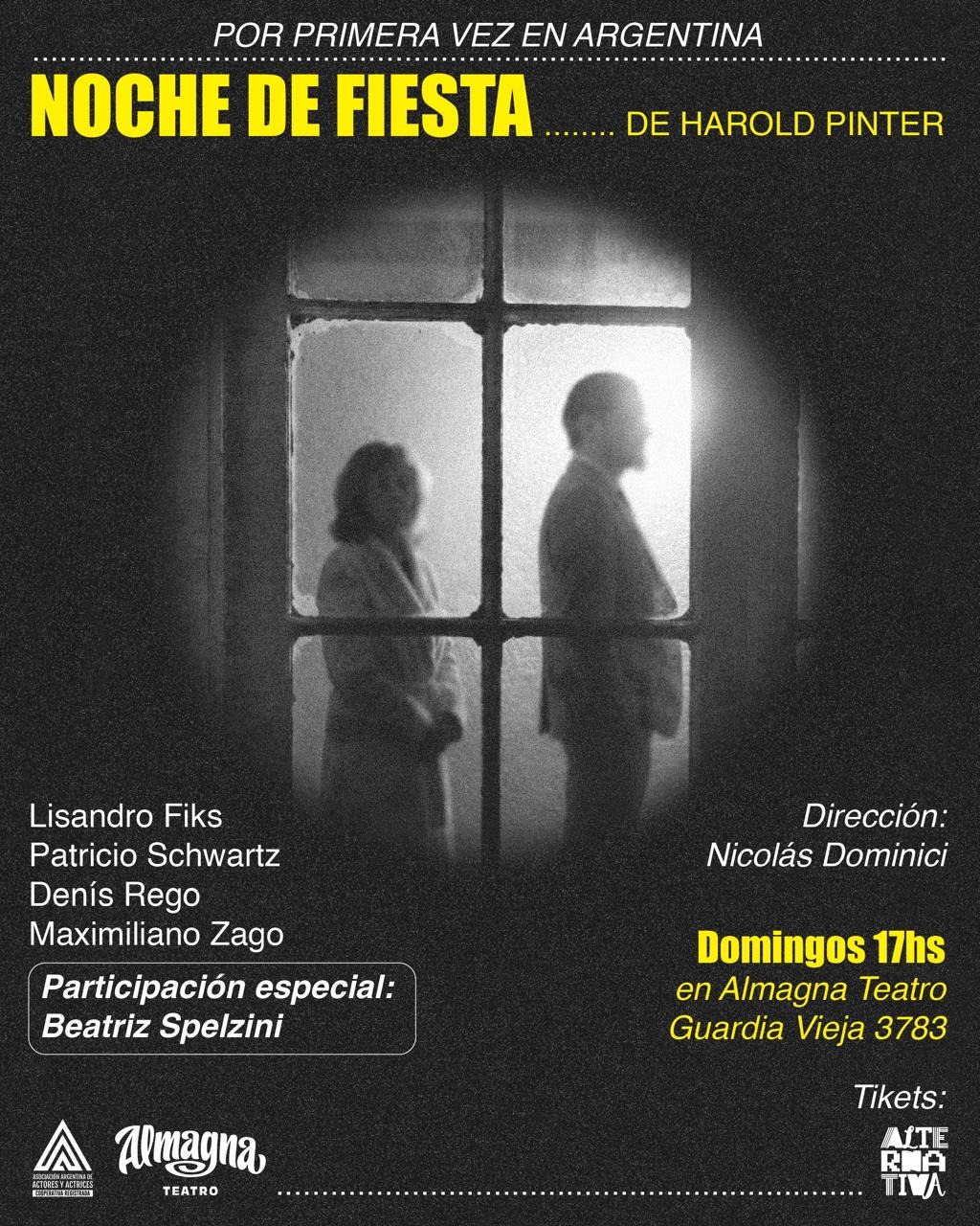 «Noche de fiesta», de Harold&nbsp;Pinter.