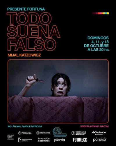 Todo suena falso, unipersonal en el&nbsp;off